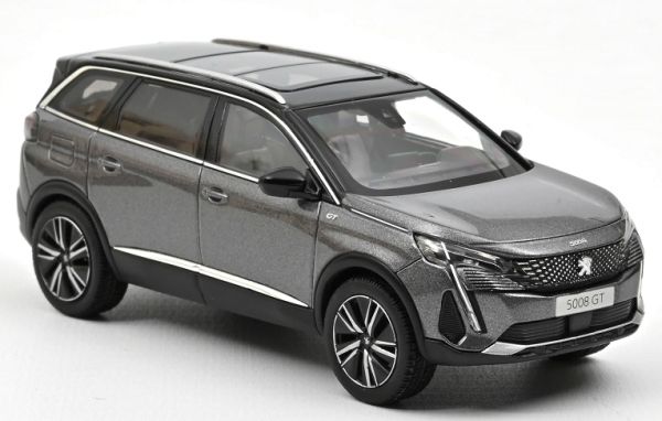 NOREV473923 - PEUGEOT 5008 GT 2021 Gris Platinium - 1