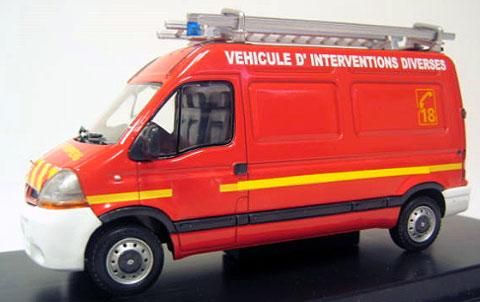 ELI113648 - Véhicule d'intervention RENAULT MASTER.Ech:1/43 - 1