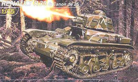 HEL81133 - RENAULT R35 & Canon de 25 - 1