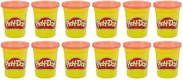HASE4826 - 12 pots de pâte à modeler Play-doh – Rouge - 1