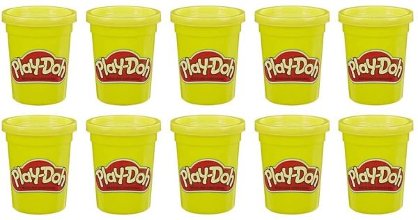 HASE4829 - 12 pots de pâte à modeler Play-doh – Jaune - 1