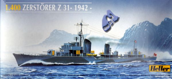 HEL81010 - ZERSTÖRER Z 31 -  1942 - 1