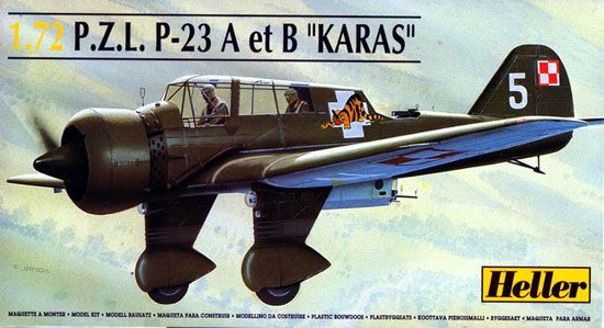 HEL80247 - P.Z.L. P-23 A et B 