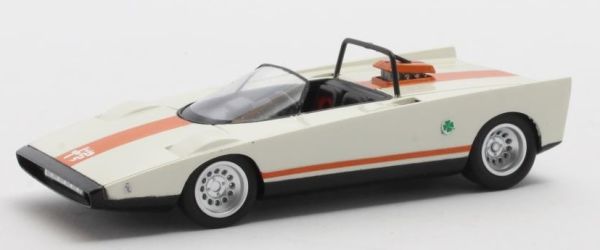 MTX50102-181 - ALFA ROMEO 33 Spider speciale Cuneo Pinnfarina 1971 Blanc et orange - Limité à 408ex. - 1