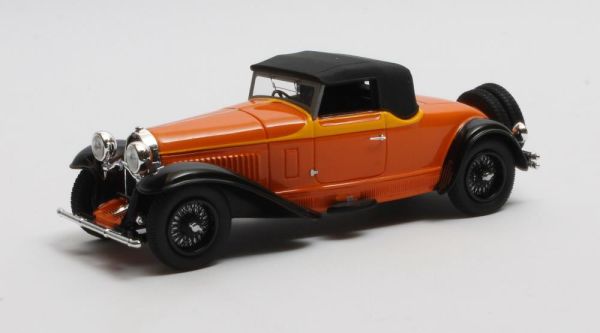 MTX50205-062 - BUGATTI T46 cabriolet de Villars orange 1930 - 1