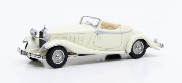 MTX50407-031 - DELAGE D8S De Villars cabriolet blanche 1933 - 1
