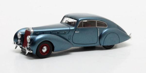 MTX50407-041 - DELAGE D8120 S Pourtout Coupé bleue métallique 1938 - 1