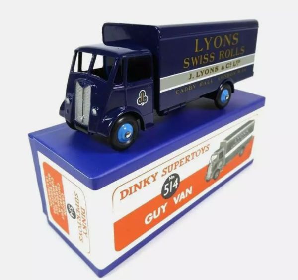 DIN514 - GUY Van 4x2 porteur LYONS SWISS ROLLS - Edition Atlas - 1