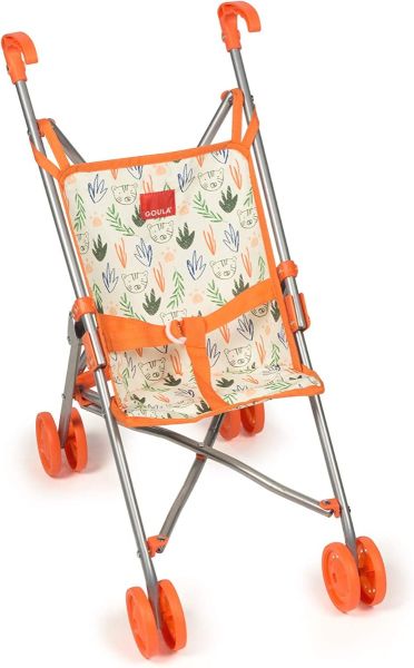 GOA52043 - Poussette pour poupée tissus jungle - 1