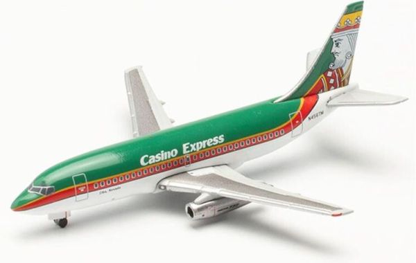 HER535694 - Avion de ligne BOEING 737-200 Casino Express King of Diamonds - 1