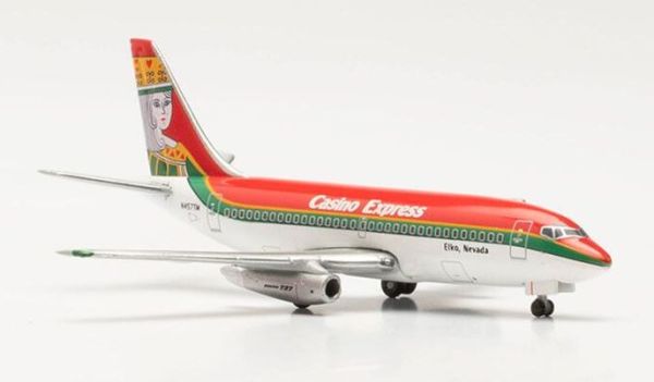 HER535700 - Avion de ligne BOEING 737-200 Casino Express Queen of Hearts - 1