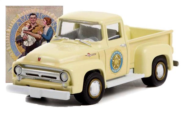 GREEN54060-B - FORD F-100 1956 de la série NORMAN ROCKWELL sous blister - 1