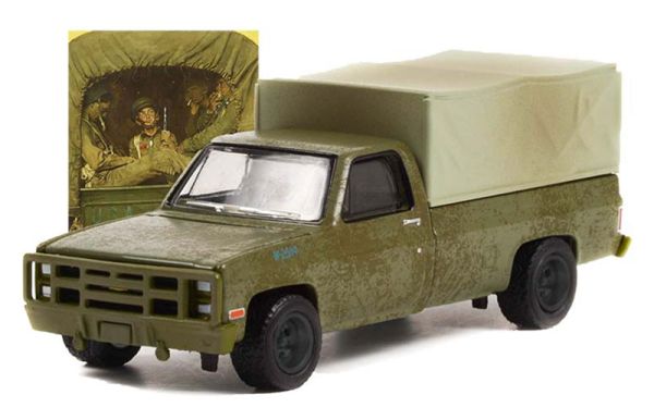 GREEN54060-F - CHEVROLET M1008 1984 de la série NORMAN ROCKWELL sous blister - 1