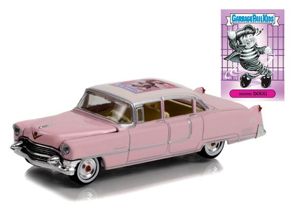 GREEN54070-A - CADILLAC Fleetwood 1955 rose de la série GARBAGE PAIL KIDS sous blister - 1