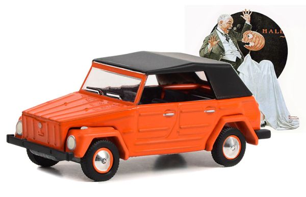 GREEN54080-E - VOLKSWAGEN Thing type 181 1971 Trick or treat  de la série NORMAN ROCKWELL sous blister - 1