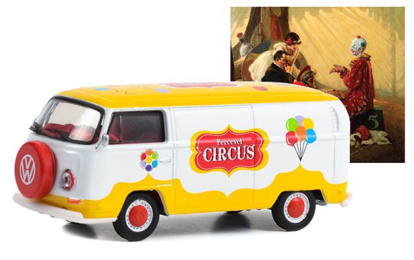 GREEN54080-F - VOLKSWAGEN type 2 panel van 1971 – The Circus  de la série NORMAN ROCKWELL sous blister - 1