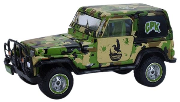 GREEN54120-E - JEEP Wrangler YJ 1991 - DUCK de la série GARBAGE PAIL KIDS sous blister - 1