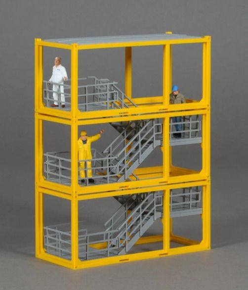 MSM5548/04 - Contianer - Tour d'escalier - L.121.1 x l.48.7 x H.155.4 mm - 1