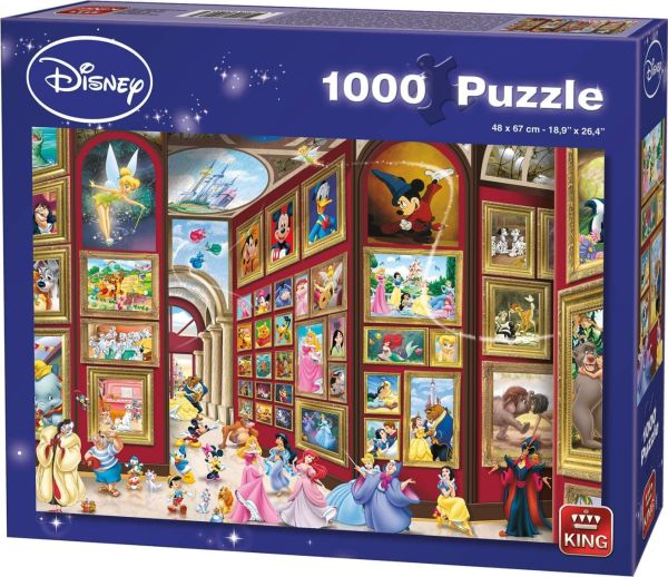 KING55903 - Puzzle 1000 pièces Galerie de Disney - 1