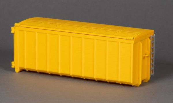 MSM5610/01 - Benne container 40m3 avec couvercle jaune - 1
