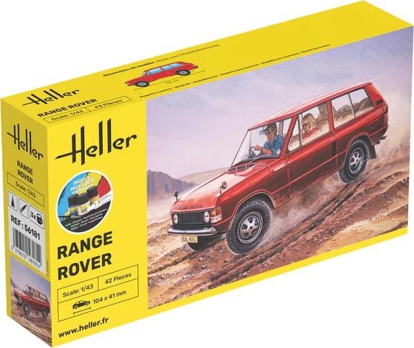 HEL56181 - Kit de démarrage avec peinture et accessoires - RANGE ROVER à assembler - 1