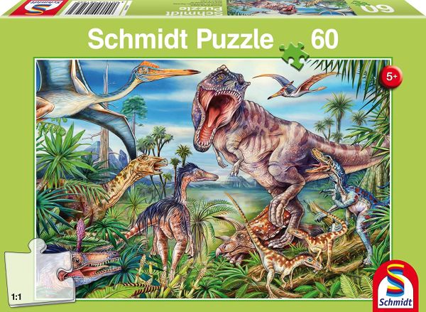 SCM56193 - Puzzle 60 Pièces Chez les dinosaures - 1
