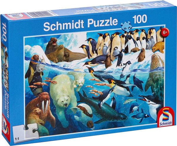 SCM56295 - Puzzle 100 Pièces Animaux du cercle Polaire - 1