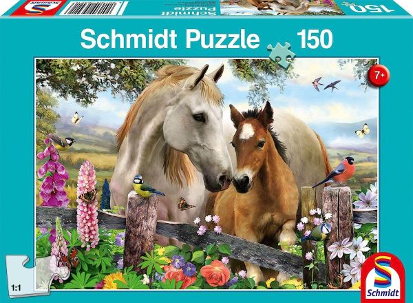 SCM56421 - Puzzle 150 Pièces Jument et son poulain - 1