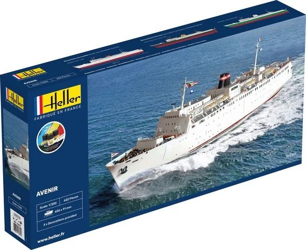 HEL56625 - Kit de démarrage avec peinture et accessoires - Bateau Avenir à assembler - 1