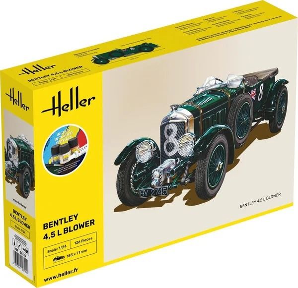 HEL56722 - Kit de démarrage avec peinture et accessoires - Bentley Blower à assembler - 1