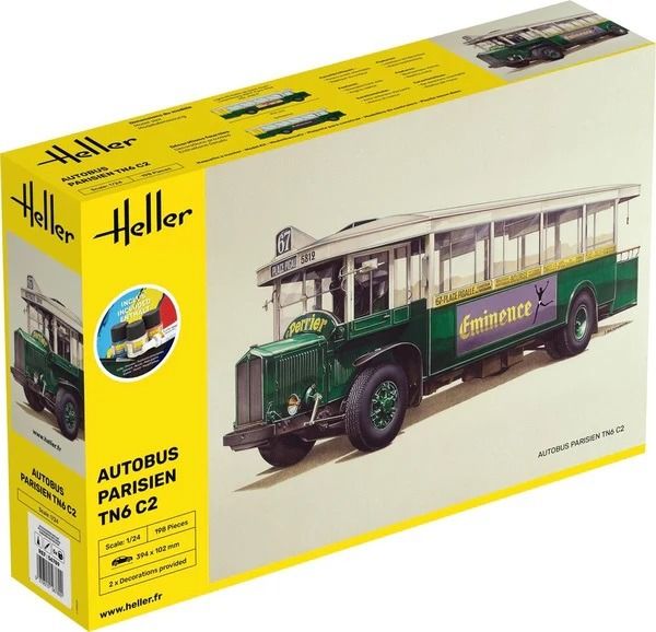 HEL56789 - Kit de démarrage avec peinture et accessoires - Autobus Parisien TN6 C2 - 1