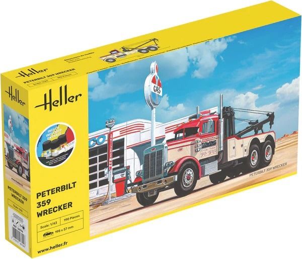 HEL56794 - Kit de démarrage avec peinture et accessoires - Dépanneuse PETERBILT 359 - 1
