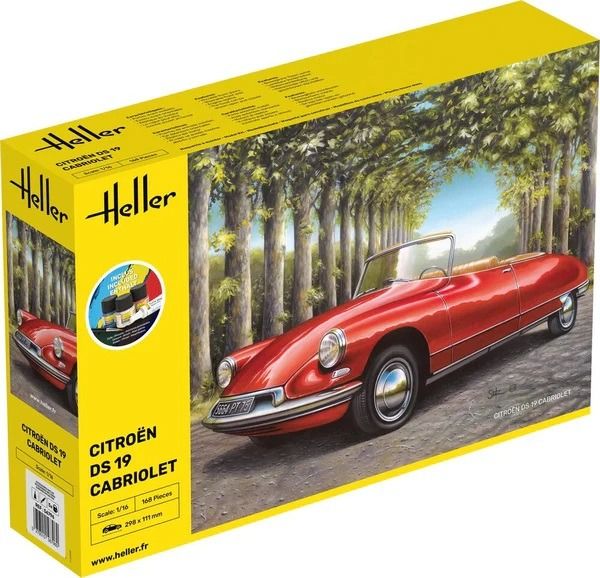 HEL56796 - Kit de démarrage avec peinture et accessoires - CITROEN DS 19 Cabriolet - 1
