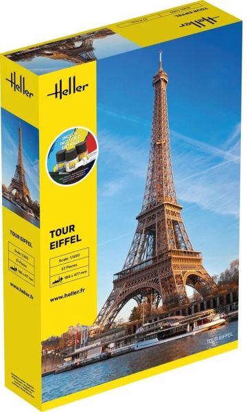 HEL57201 - Kit de démarrage avec peinture et accessoires - Tour Eiffel - 1