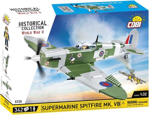 COB5725 - Avion militaire SUPERMARINE Spitfire MKVB - 342 Pièces - 1