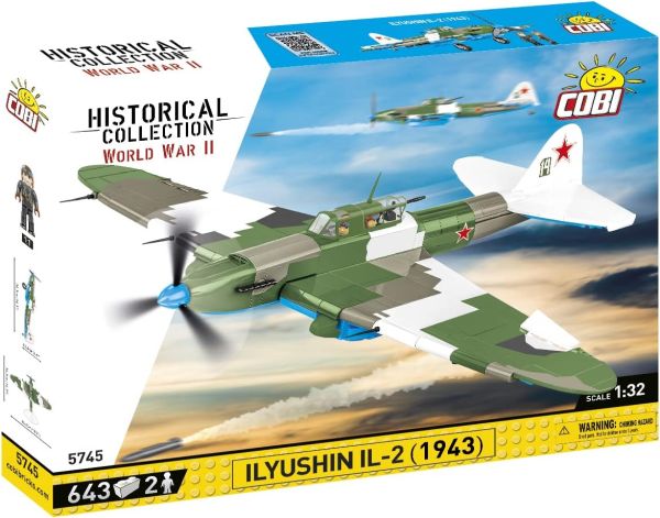 COB5745 - Avion militaire ILYUSHIN II 02 SHTURMOVIK – 643 Pièces - 1