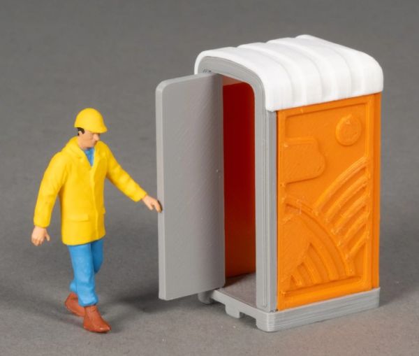 MSM5750/02 - Toilette de chantier – Orange - L.24.4 x l.22.4 x H.45.4 mm - 1