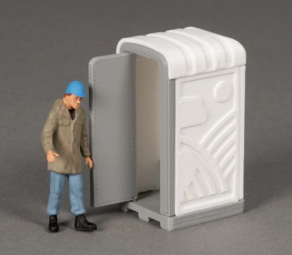 MSM5750/03 - Toilette de chantier – Blanche - L.24.4 x l.22.4 x H.45.4 mm - 1