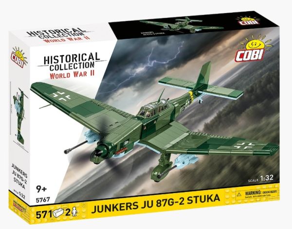 COB5767 - Avion militaire JUNKERS JU 87G-2 Stuka - 571 pièces - 1