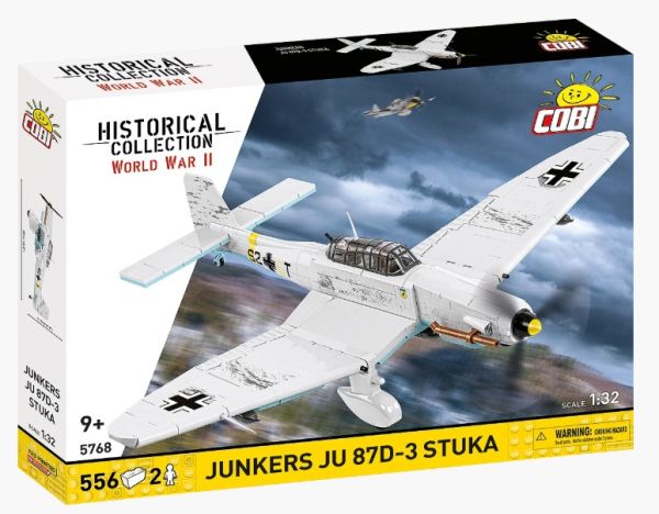 COB5768 - Avion militaire JUNKERS JU 87D-3 Stuka - 556 pièces - 1
