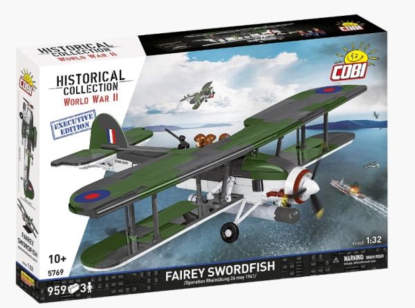 COB5769 - Avion militaire FAIREY Swordfish - Edition Exclusive - 959 pièces - 1