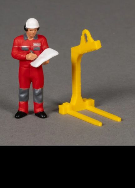 MSM5804/01 - Fourche de levage – Jaune - L.22.9 x l.15 x H.32.1 mm - 1