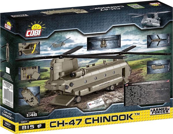 COB5807 - Avion militaire CH-47 CHINOOK - 815 Pièces - 1