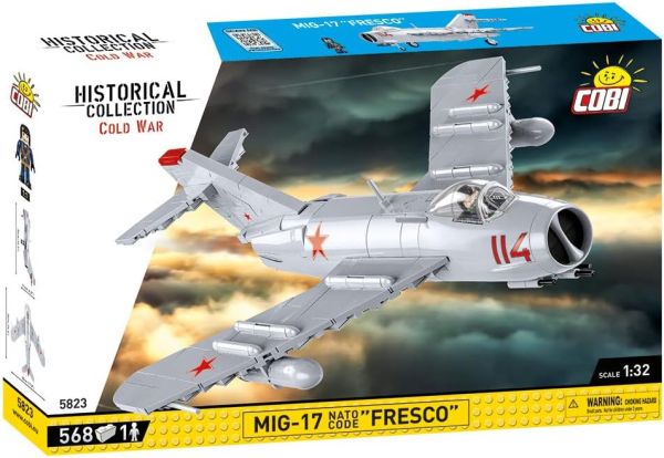 COB5823 - Avion militaire  MIG-17 FRESCO - 568 Pièces - 1