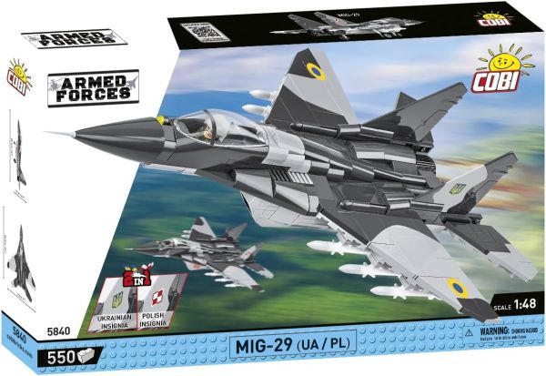 COB5840 - Avion militaire MIG-29 UKR/PL – 550 Pièces - 1