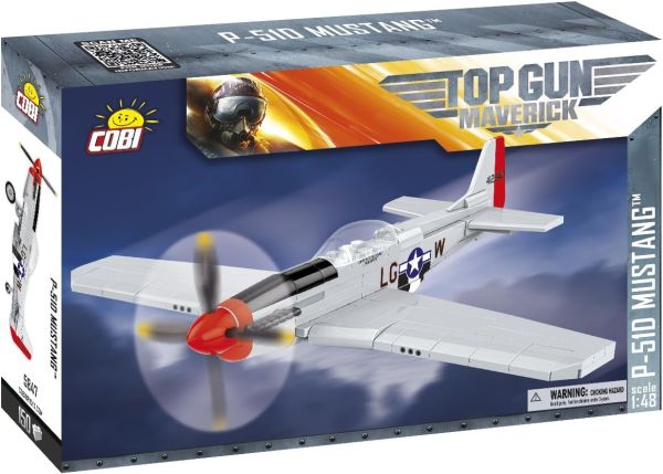 COB5847 - Avion militaire TOP GUN P-51D MUSTANG – 145 Pièces - 1