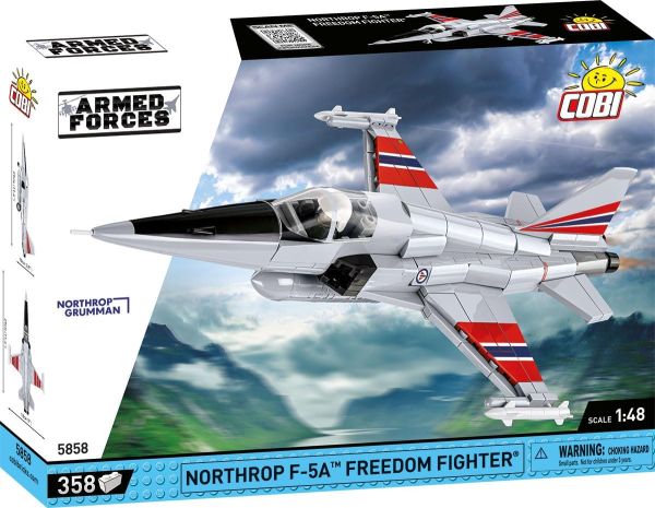 COB5858 - Avion militaire NORTHROP F-5A Freeddom Fighter – 358 Pièces - 1