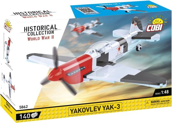 COB5862 - Construction game – 140 pcs -YAKOVLEV YAK-3 - 1