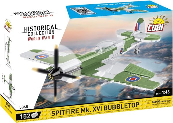 COB5865 - Avion militaire SPITFIRE MK.XVI Bubbletop - 152 Pièces - 1