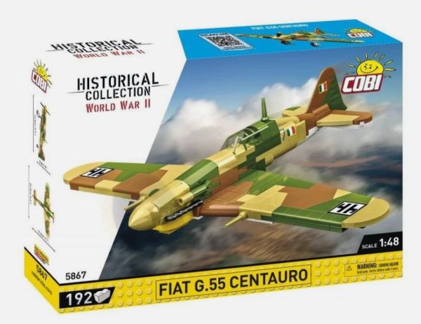 COB5867 - Avion militaire FIAT G.55 Centauro - 192 Pièces - 1